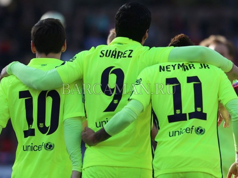 MSN результативнее любого клуба топ-5 в 2015 году MSN результативнее любого клуба топ-5 в 2015 году