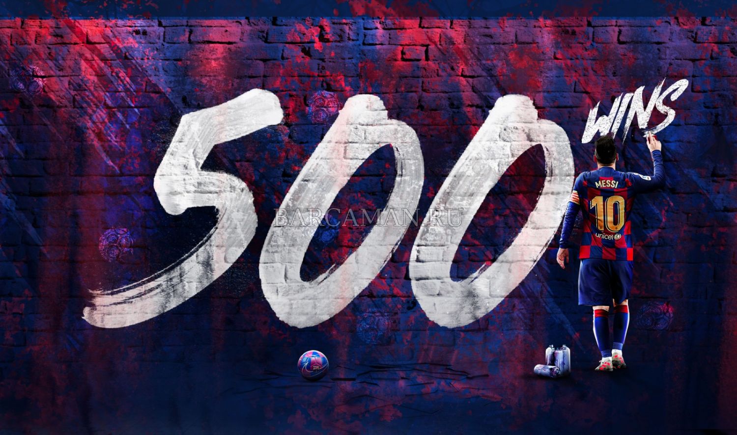 Месси — единственный, кто выиграл 500 матчей Месси — единственный, кто выиграл 500 матчей